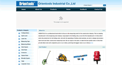 Desktop Screenshot of orientools.com